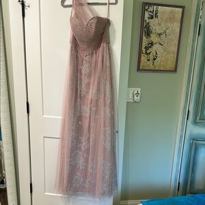 BHLDN Pink Maxi Dress